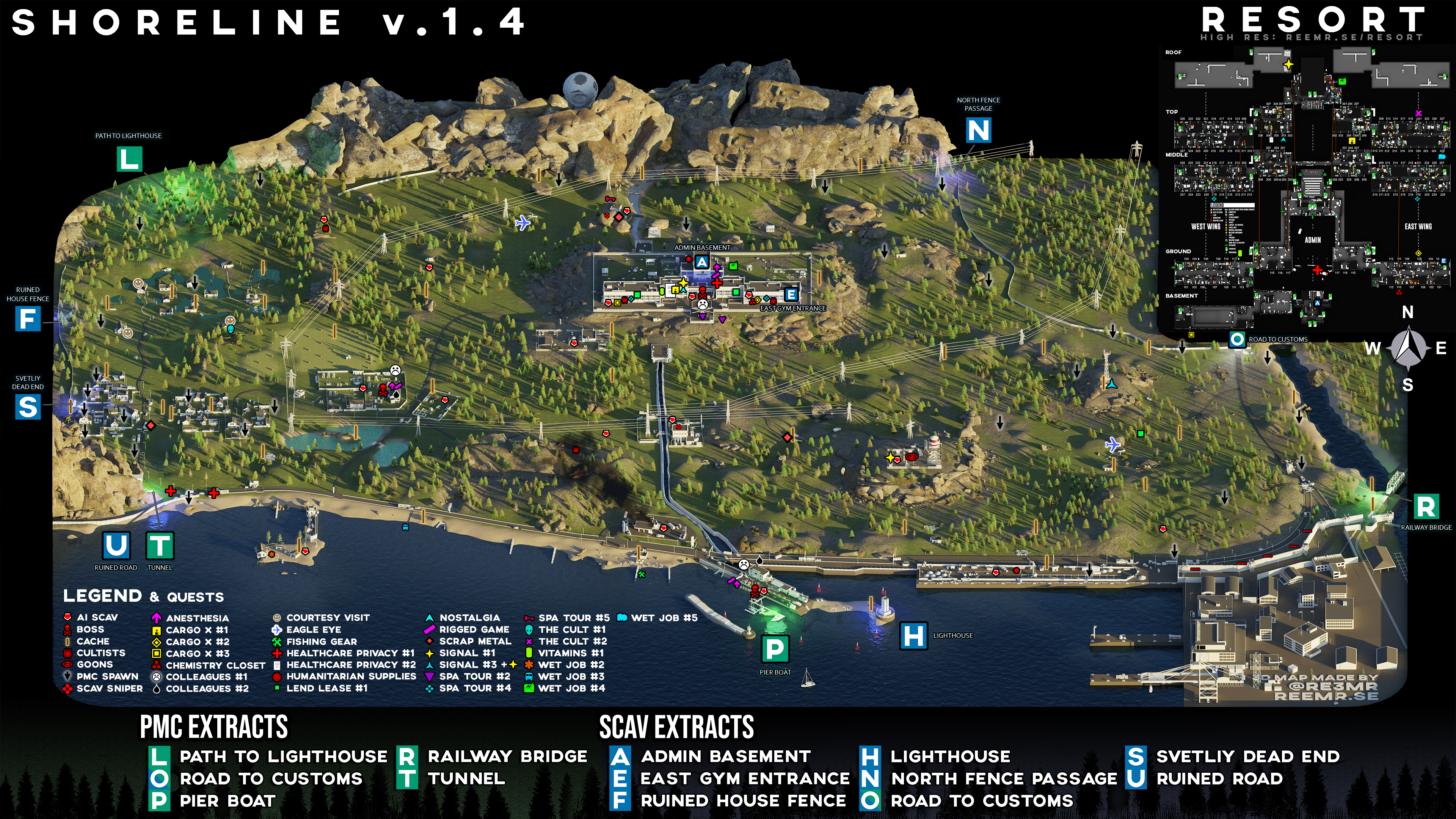 Rogues spawning on Customs, Woods and Shoreline! #TarkovNews